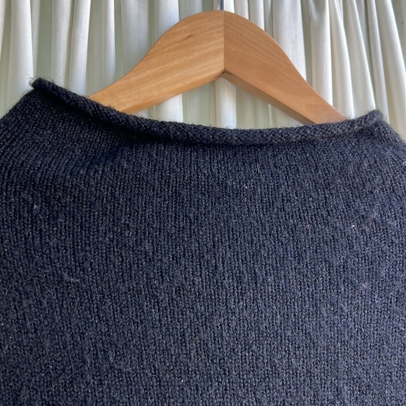 Paper Crane - size small - sweater: black, white and brown - Picture 3 of 6